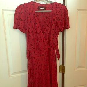 Reformation Wrap Dress S Fiona